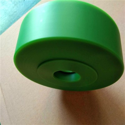 绿色尼龙轮导轮 异型件尼龙轮子 无梭机用压带轮 颜色可定制