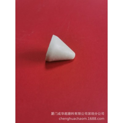 本色树脂研磨石-修复用研磨石-水磨抛光石-20*20三角锥形树脂磨料